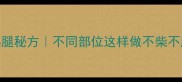 家庭版香嫩鸡腿秘方不同部位这样做不柴不腻的3种做法