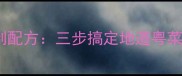 藿香鲫鱼香辣开胃秘制配方三步搞定地道粤菜附详细步骤与技巧
