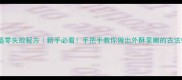 锅盔零失败秘方新手必看手把手教你做出外酥里嫩的古法锅盔