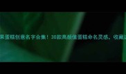 爆款水果蛋糕创意名字合集30款高颜值蛋糕命名灵感收藏这篇就够