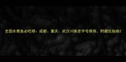 全国水煮鱼必吃榜成都重庆武汉10家老字号推荐附避坑指南