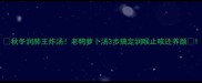 秋冬润肺王炸汤老鸭萝卜汤3步搞定润喉止咳还养颜