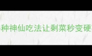 老蒜台别浪费5种神仙吃法让剩菜秒变硬菜附详细教程