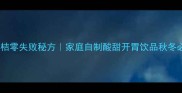 冰糖腌金桔零失败秘方家庭自制酸甜开胃饮品秋冬必备教程