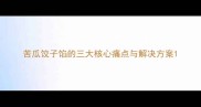 苦瓜饺子馅的三大核心痛点与解决方案